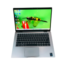 Dell Latitude 7320 2-in-1 convertible laptop, Dell Latitude 7320 touchscreen display close-up, Side view of Dell Latitude 7320 ports, Dell Latitude 7320 laptop in tablet mode, Dell Latitude 7320 keyboard and backlight,